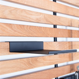 2Easy shelf 22cm, black